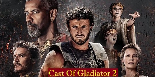 cast of gladiator 2